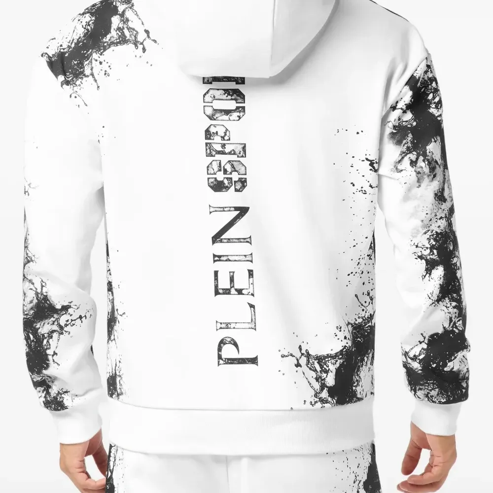 Худи на молнии с принтом Splash Худи на молнии с принтом Splash