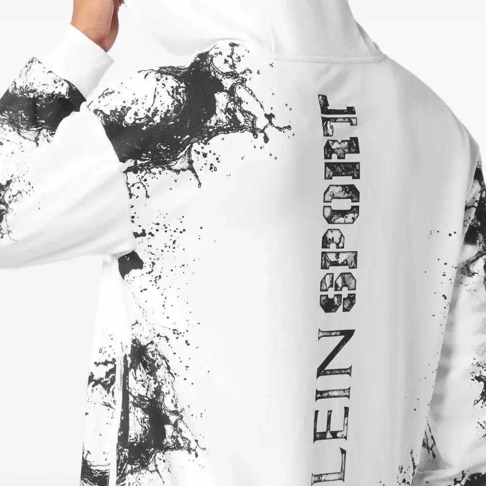 Худи на молнии с принтом Splash Худи на молнии с принтом Splash