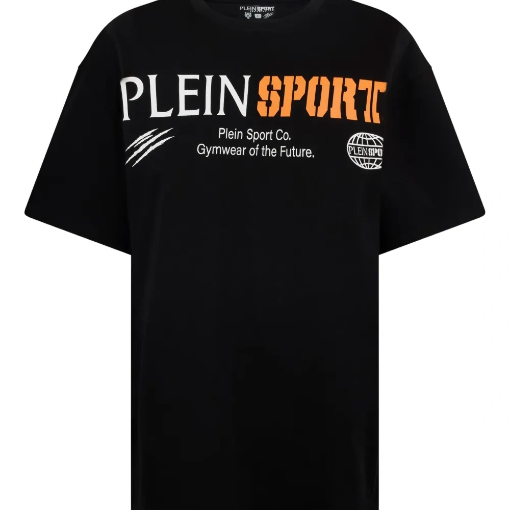 Футболка с круглым вырезом и логотипом