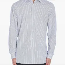 Рубашка в полоску на пуговицах