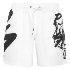 Плавки-шорты с кулиской