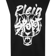 Графический топ без рукавов Plein Sport Графический топ без рукавов Plein Sport