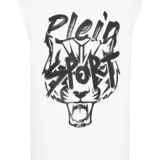 Графический топ без рукавов Plein Sport Графический топ без рукавов Plein Sport