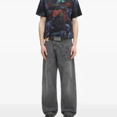 Футболка с принтом тай-дай