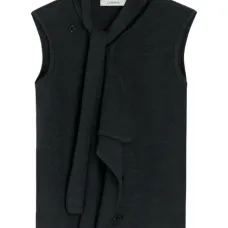 Трикотажный топ с завязками