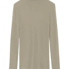 Бесшовный топ с высоким воротником