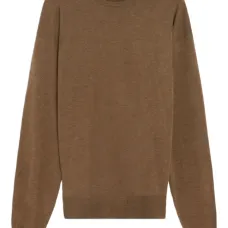 Шерстяной свитер с круглым вырезом