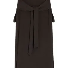 Юбка миди в рубчик