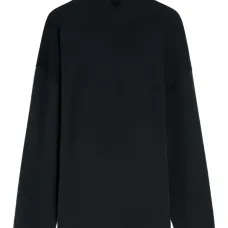 Лонгслив с воротником-стойкой