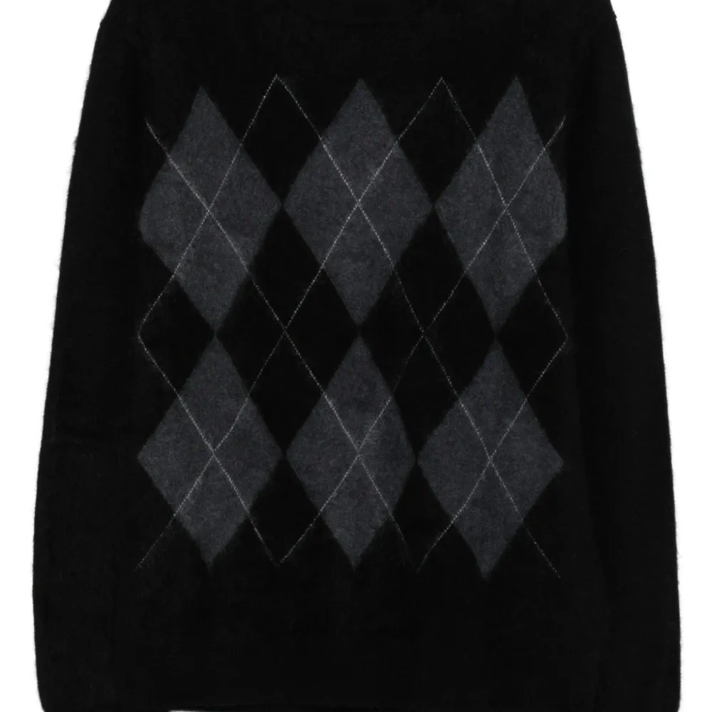 Кашемировый свитер с узором аргайл