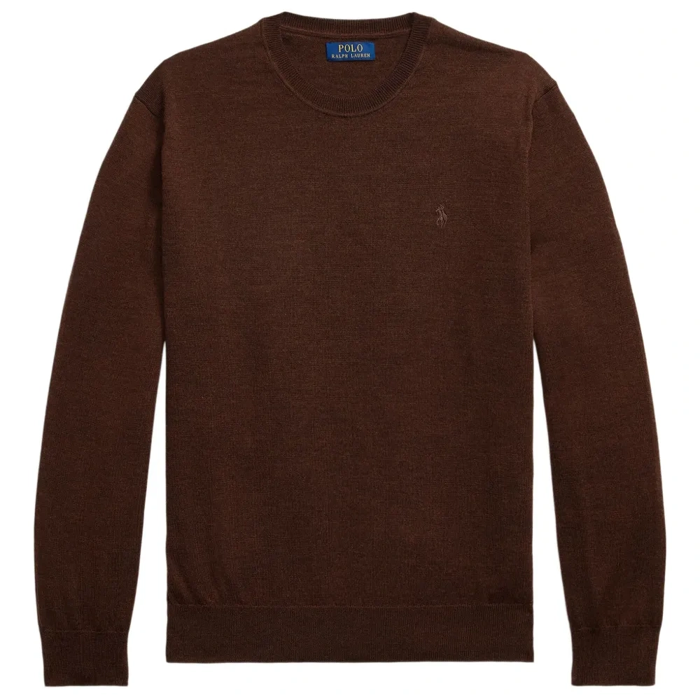 Пуловер с круглым вырезом из мериносовой шерсти