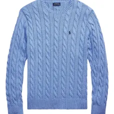 свитер фактурной вязки с круглым вырезом