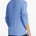свитер фактурной вязки с круглым вырезом