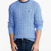 свитер фактурной вязки с круглым вырезом
