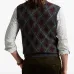 Жилет с узором аргайл