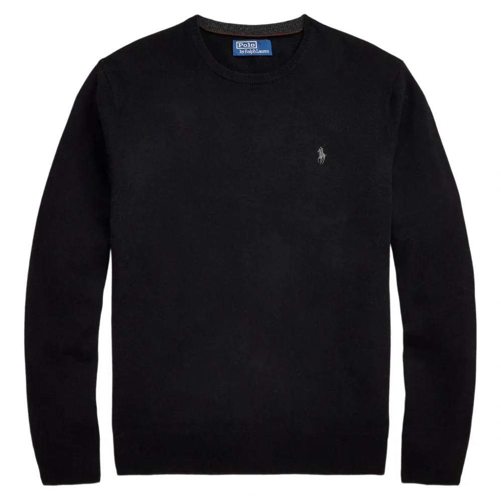 свитер с круглым вырезом