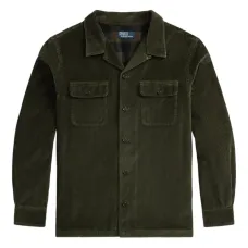 Вельветовая рубашка с длинными рукавами