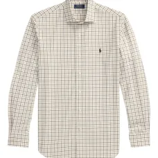 Клетчатая рубашка с длинными рукавами