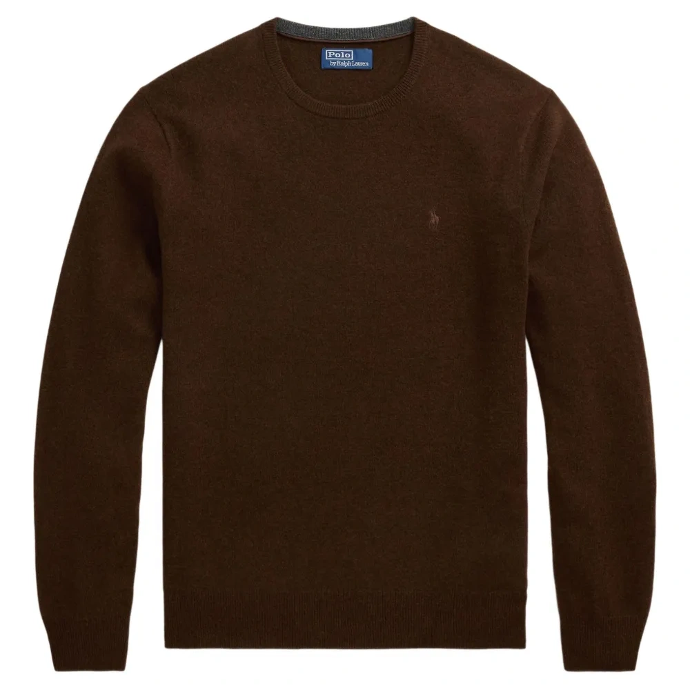 свитер с круглым вырезом