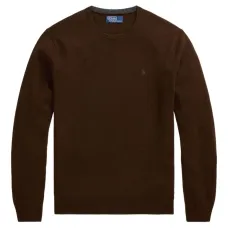 свитер с круглым вырезом