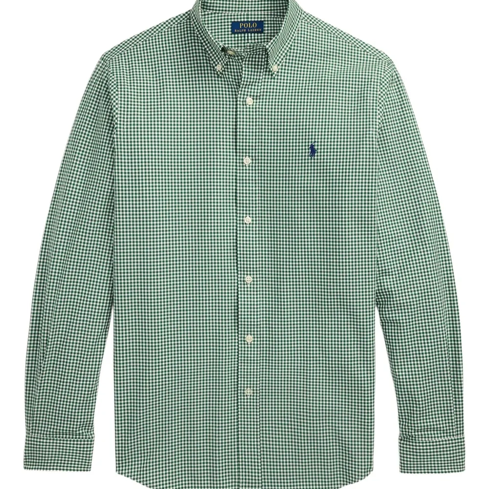 рубашка в клетку гингем