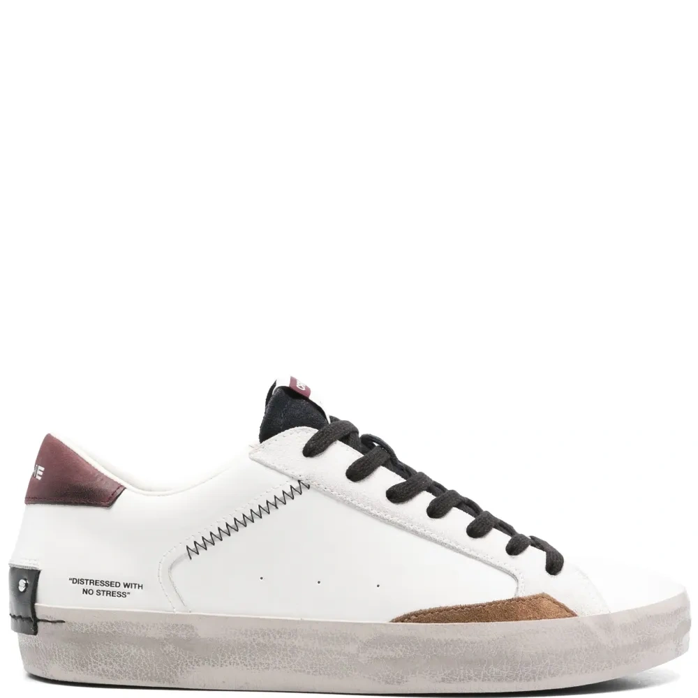 Кеды с эффектом потертости