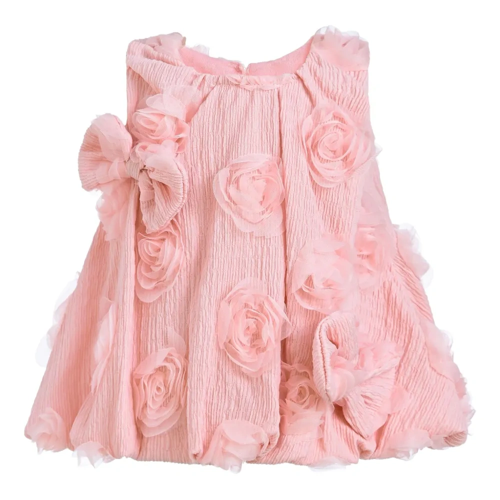 декорированное платье без рукавов