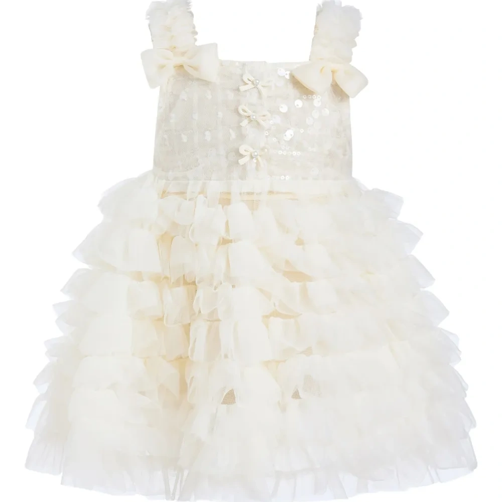 платье с оборками