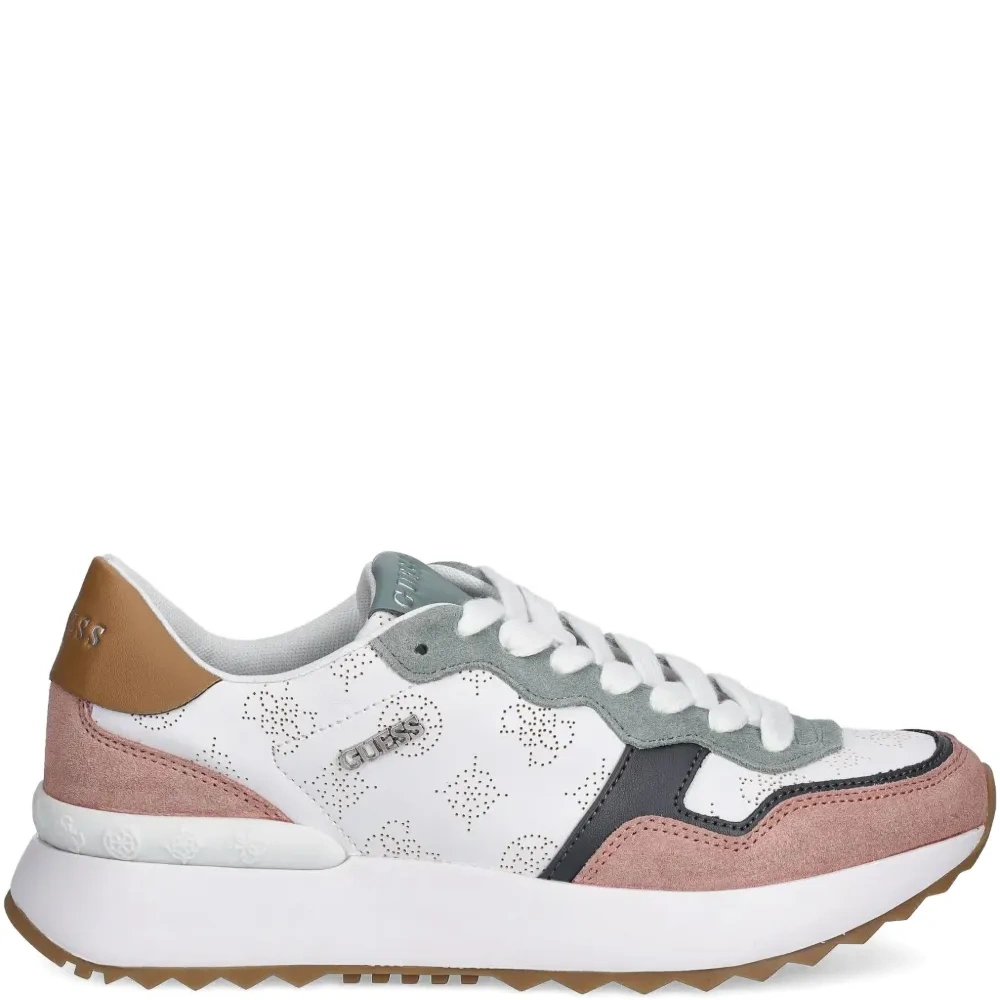 кроссовки на платформе с логотипом