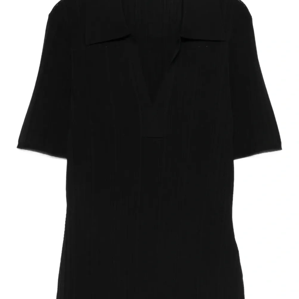 рубашка поло в рубчик