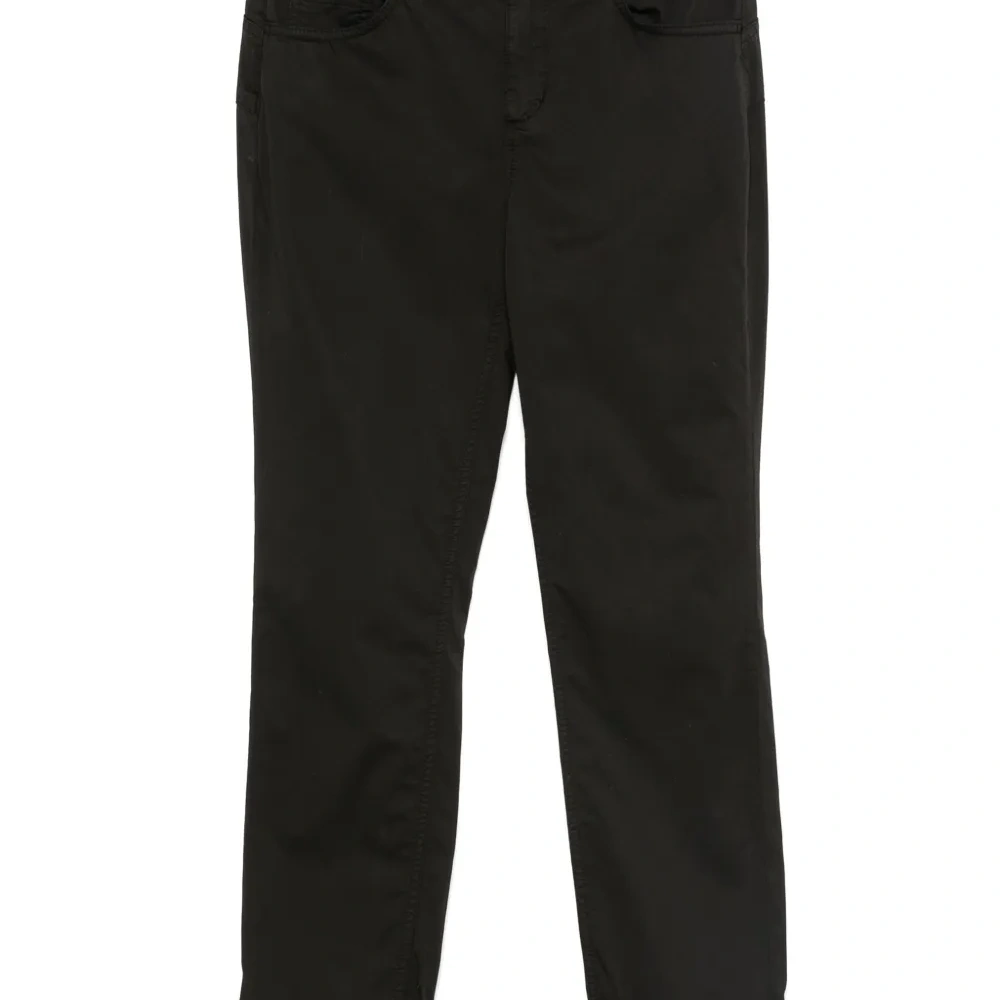 Брюки с вышитым логотипом