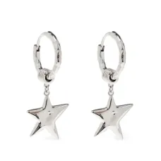 серьги-кольца с подвесками