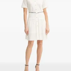 Платье мини с воротником Платье мини с воротником