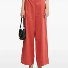 Декорированные брюки широкого кроя Декорированные брюки широкого кроя