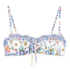 Топ бикини с завязками спереди