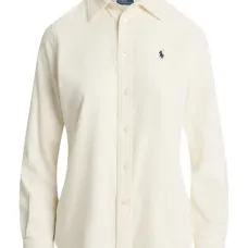 Вельветовая рубашка с длинными рукавами