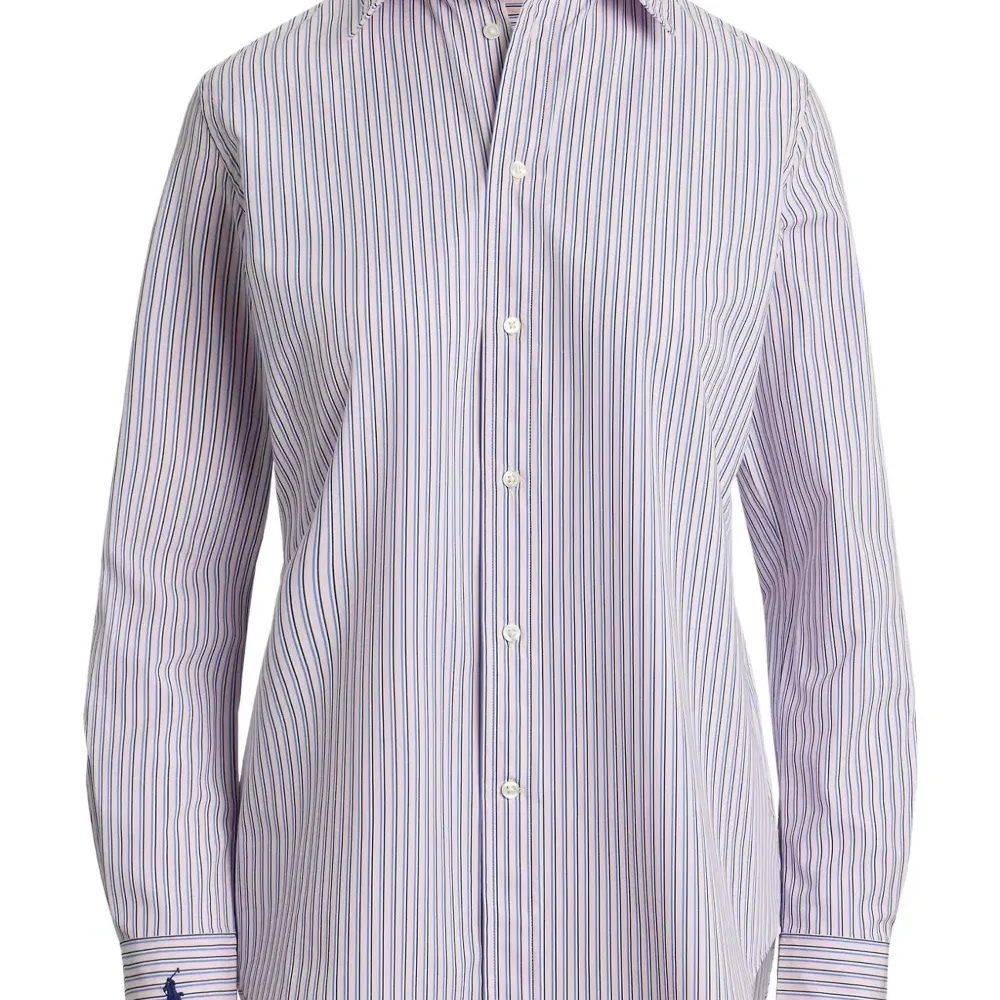 Полосатая рубашка с длинными рукавами