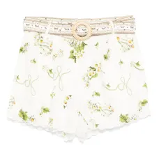 Шорты с цветочным принтом