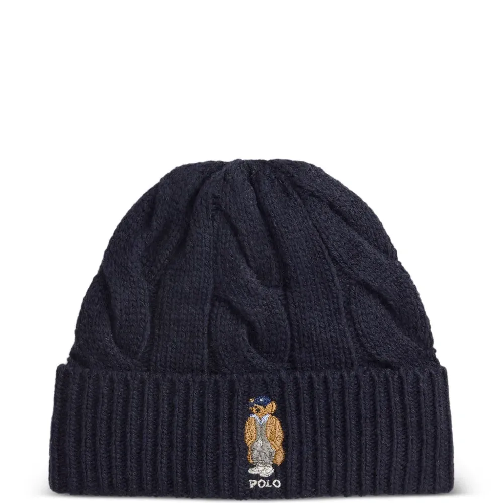 шапка бини фактурной вязки