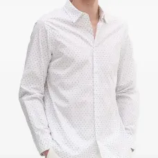 Рубашка в мелкую точку