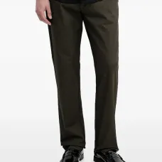 Прямые брюки с геометричным узором