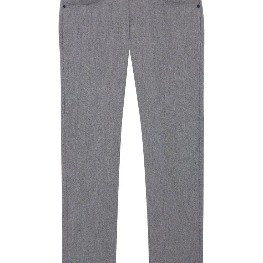 меланжевые брюки узкого кроя