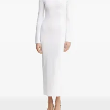 Платье миди с вырезом-лодочкой Платье миди с вырезом-лодочкой