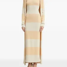 Полосатое платье макси Полосатое платье макси