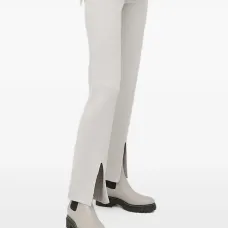 Брюки с эластичным поясом и эффектом металлик Брюки с эластичным поясом и эффектом металлик