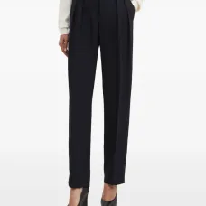 Плиссированные брюки прямого кроя Плиссированные брюки прямого кроя