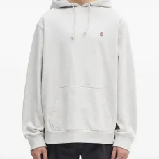 Толстовка с капюшоном и вышитым логотипом