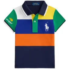 Рубашка поло в стиле колор-блок