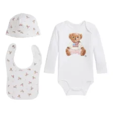 Комплект для новорожденного с принтом Polo Bear
