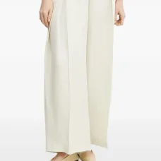 Брюки палаццо со складками